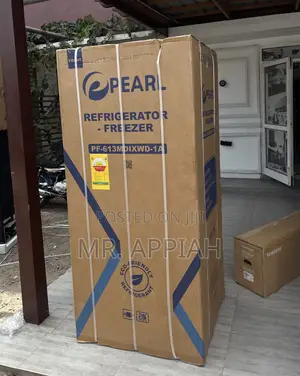Exceptional Quality Pearl PF-613MDIXWD-1A Side by Side Fridge 