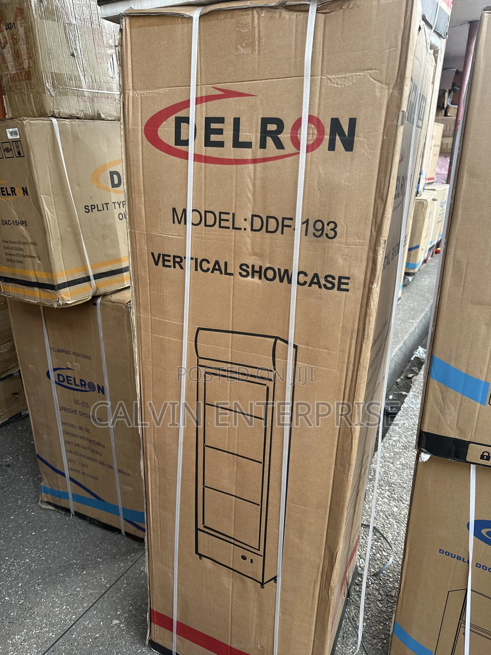 Delron Durable Display Fridge 193 Liters