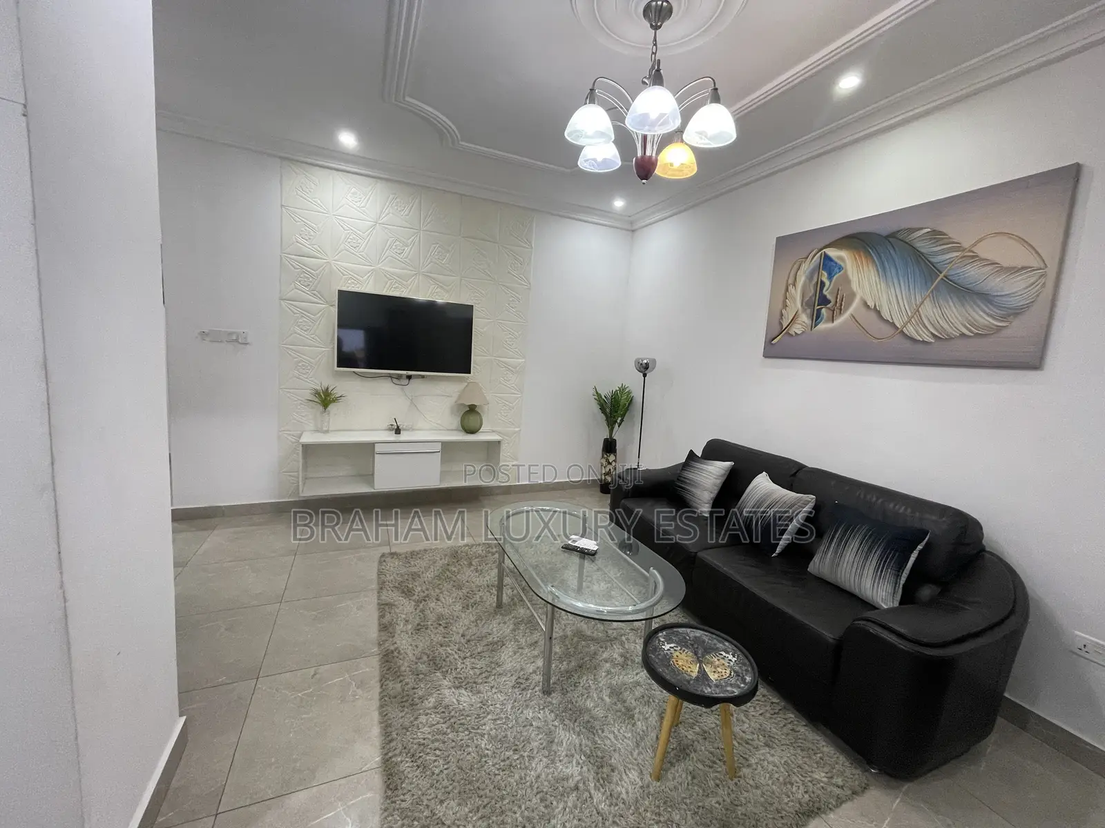 Furnished 3bdrm Apartment in Braham Luxury, Spintex for rent