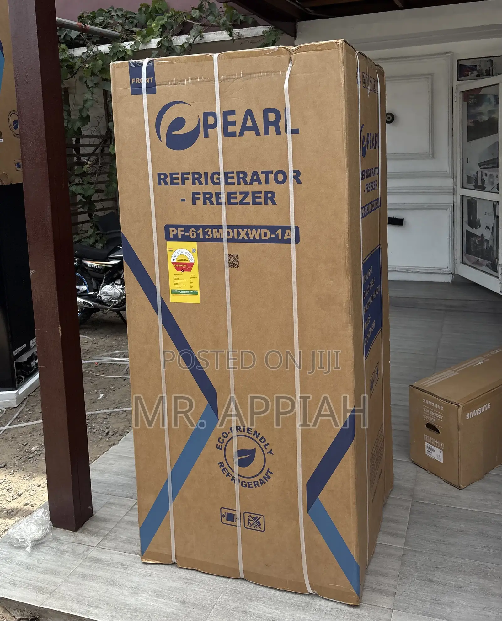 Cool Deal,Fresh Saving Pearl PF-613MDIXWD-1A Side by Side Fridge.
