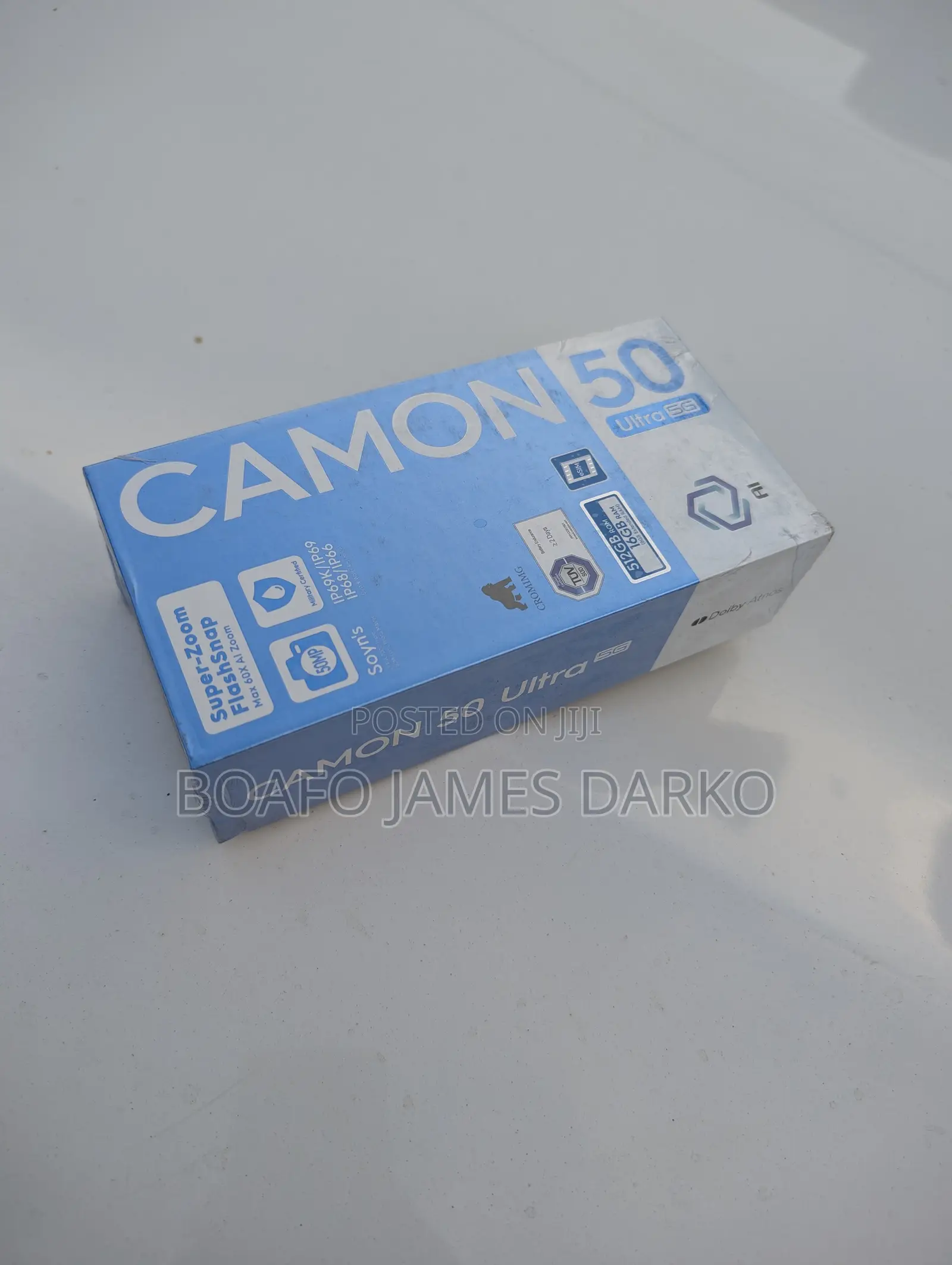 New Tecno Camon 50 Ultra 512 GB Black