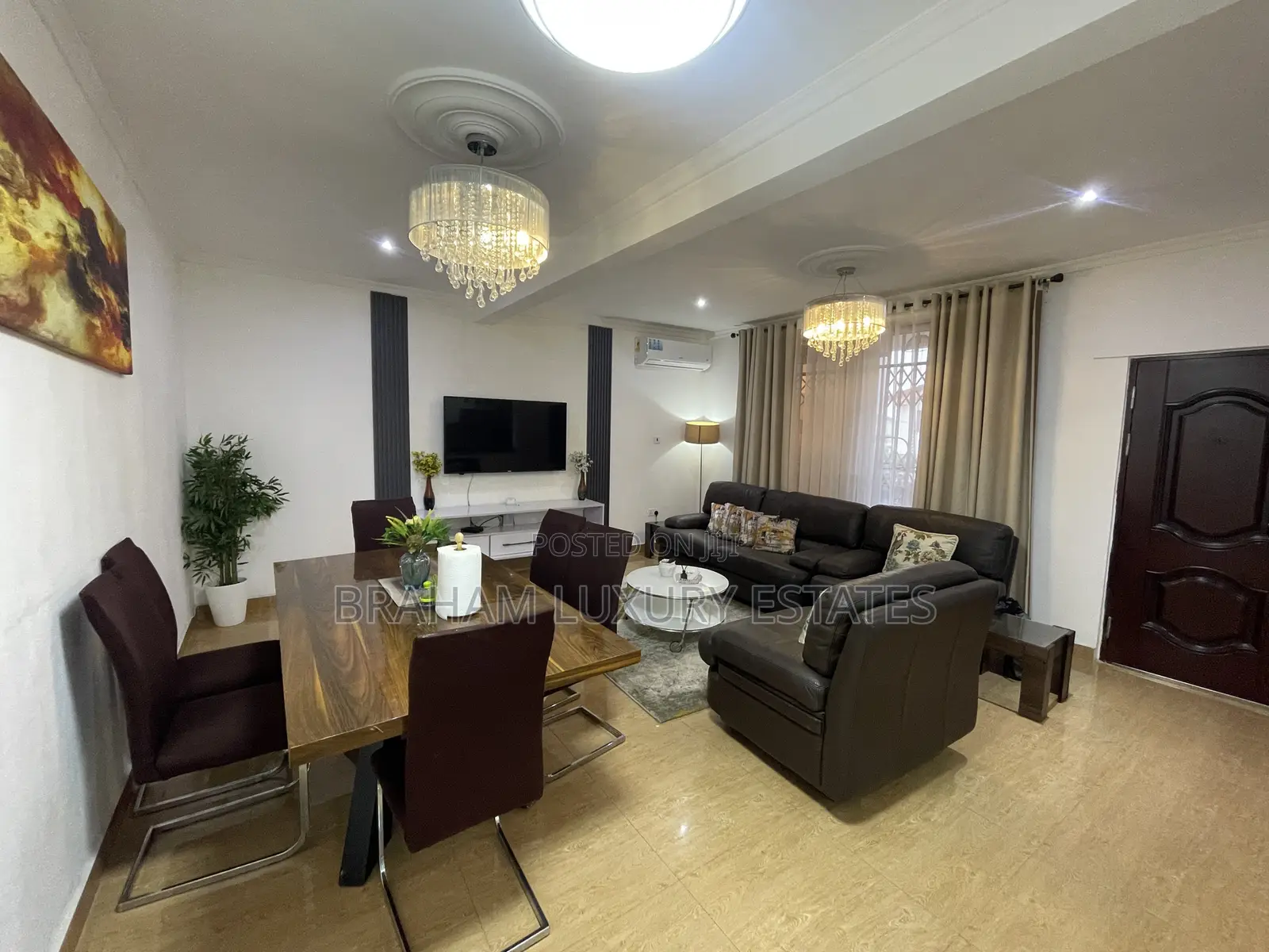 Furnished 2bdrm Apartment in Braham Luxury, Spintex for rent
