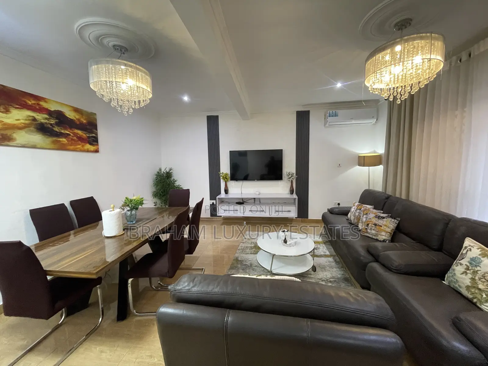 Furnished 2bdrm Apartment in Braham Luxury, Spintex for rent