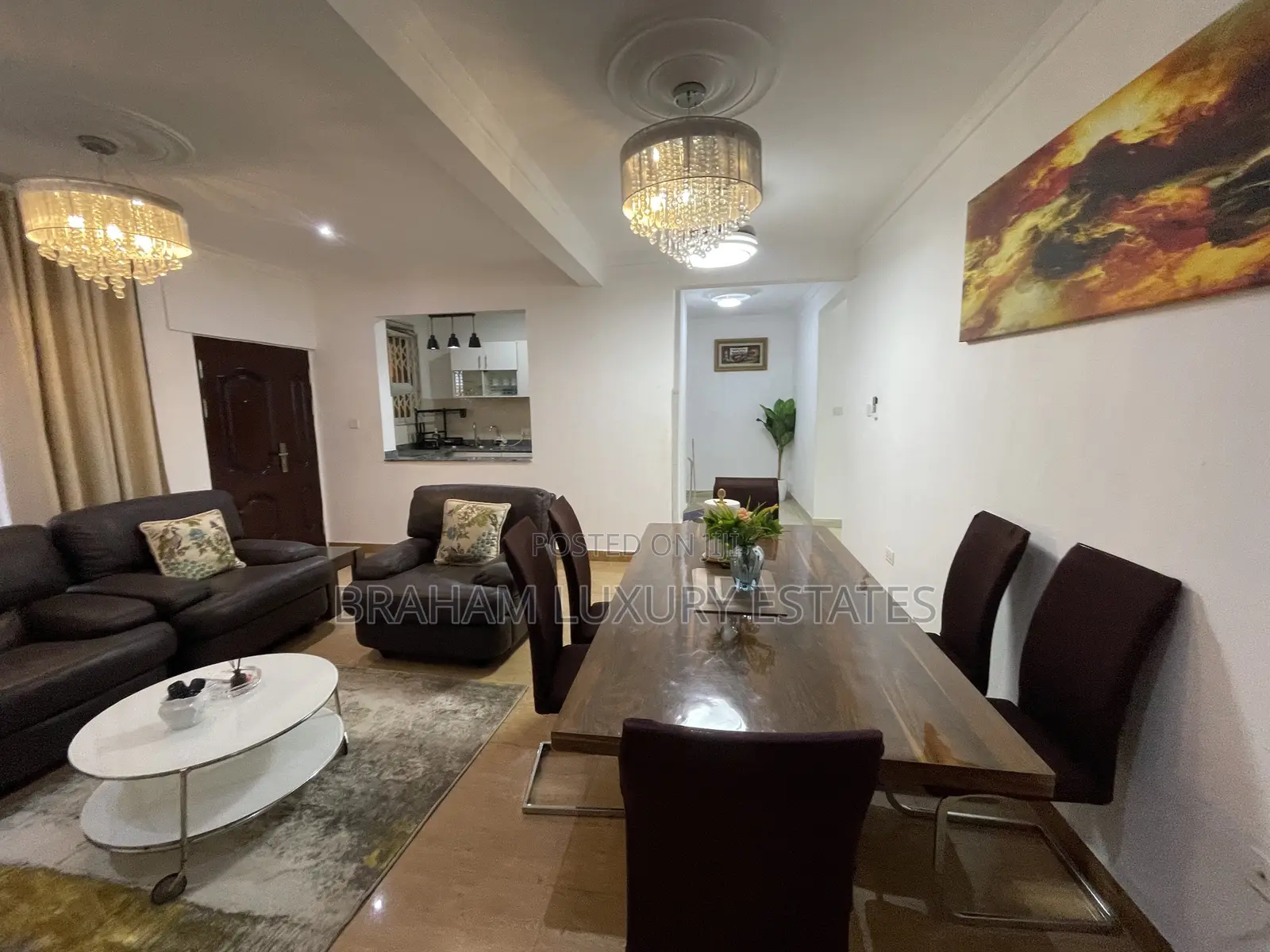 Furnished 2bdrm Apartment in Braham Luxury, Spintex for rent