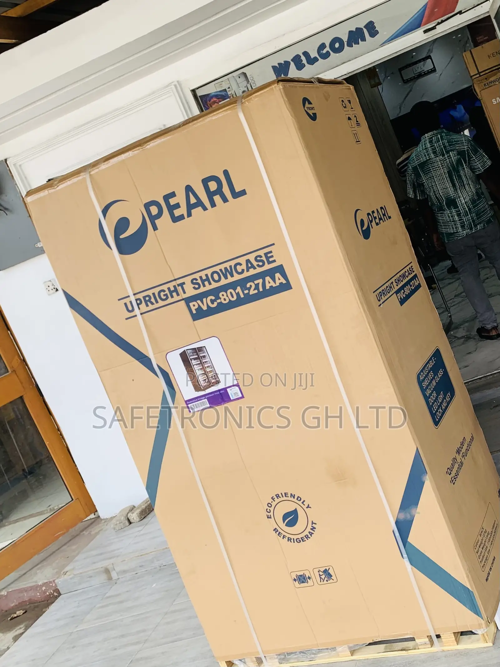 Fresh Cooling Pearl PVC-801-27aa 690L Display Glass Fridge