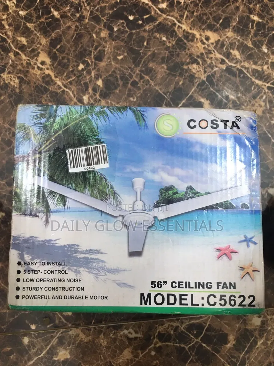 Costa Ceiling Fan – Reliable Cooling for Home and Office