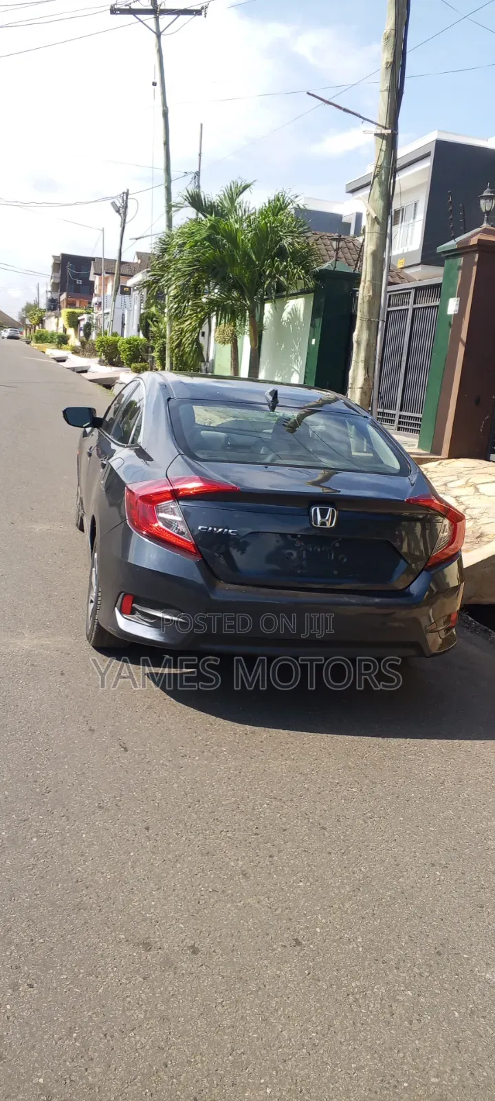 Honda Civic EX-L 4dr Sedan (1.5L 4cyl) 2017 Gray