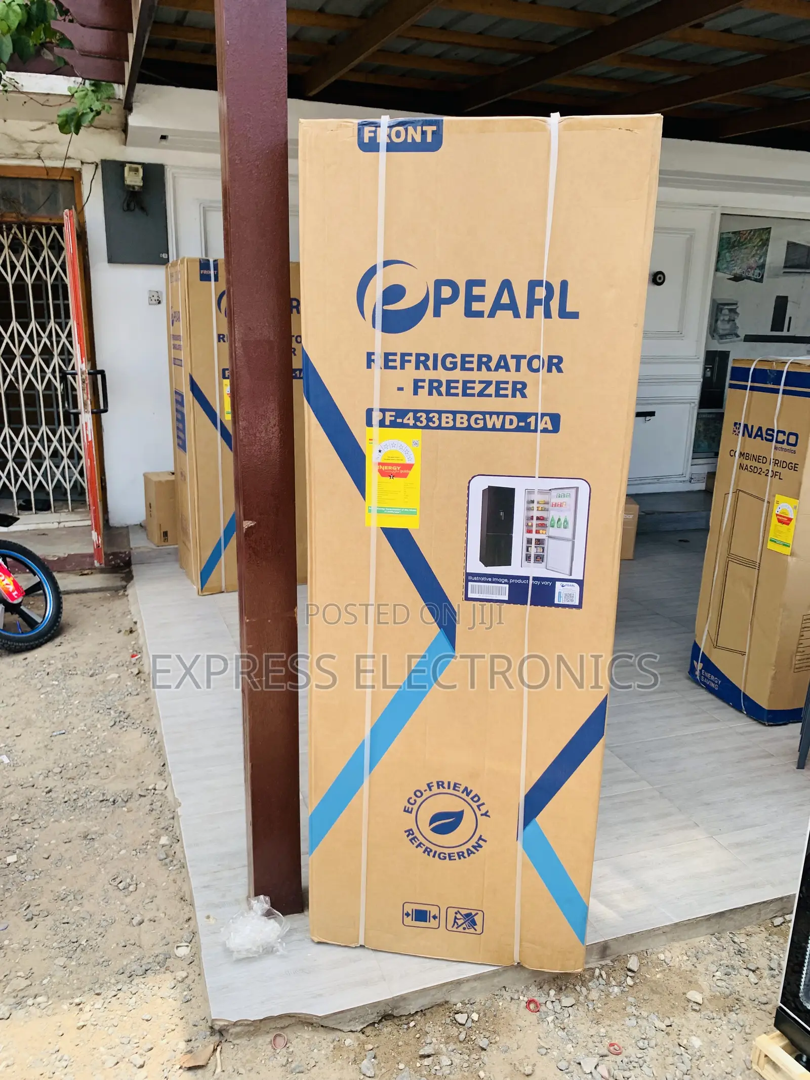 Newly Sealed Pearl PF-433bg Double Door Black Black.