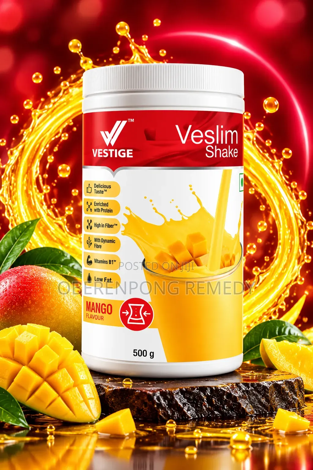 Vestige Veslim Shake Mango Flavour 500g – Nutritional Shake-400