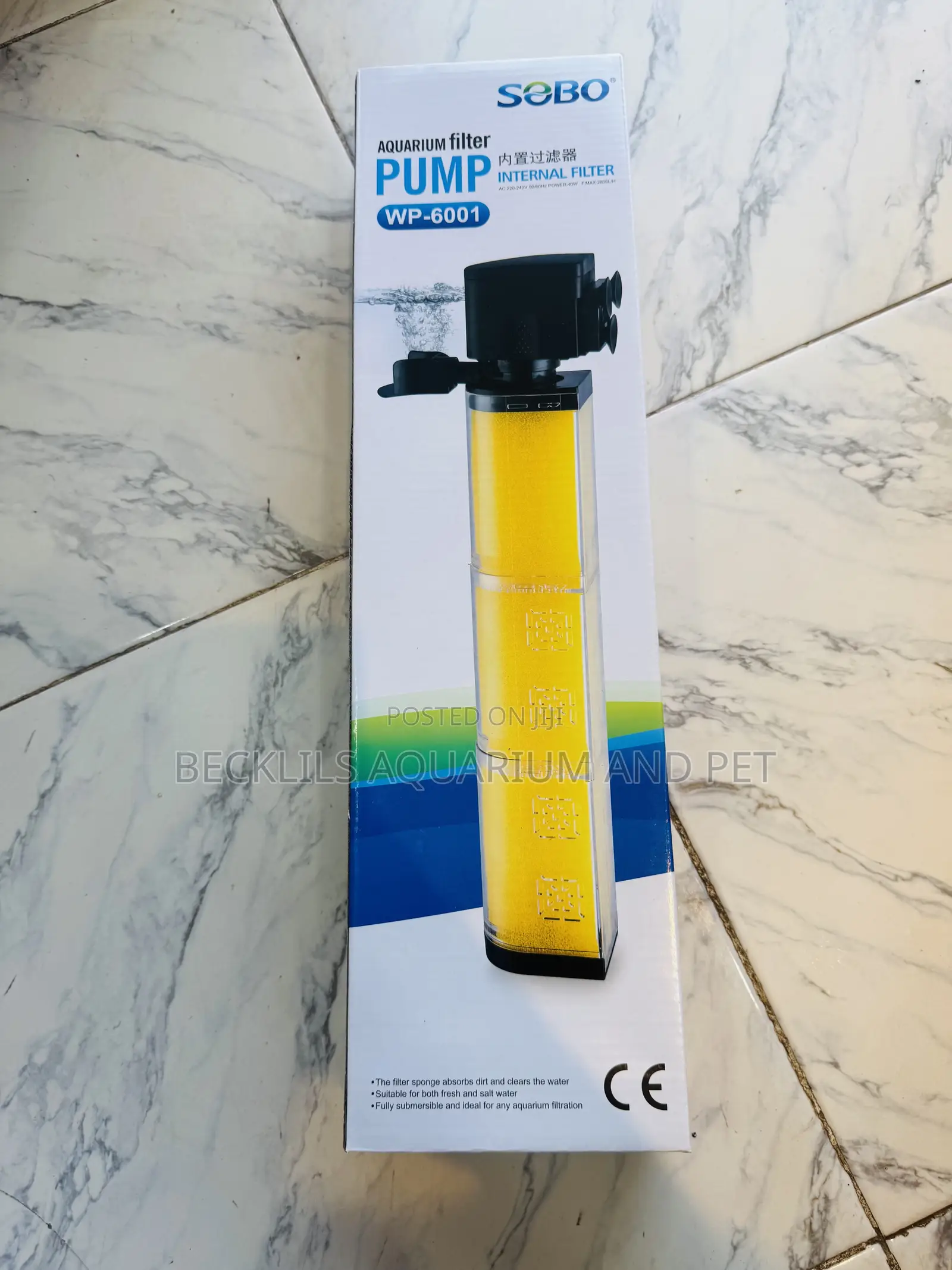 Sobo Filter Pump (2800 L/ H)
