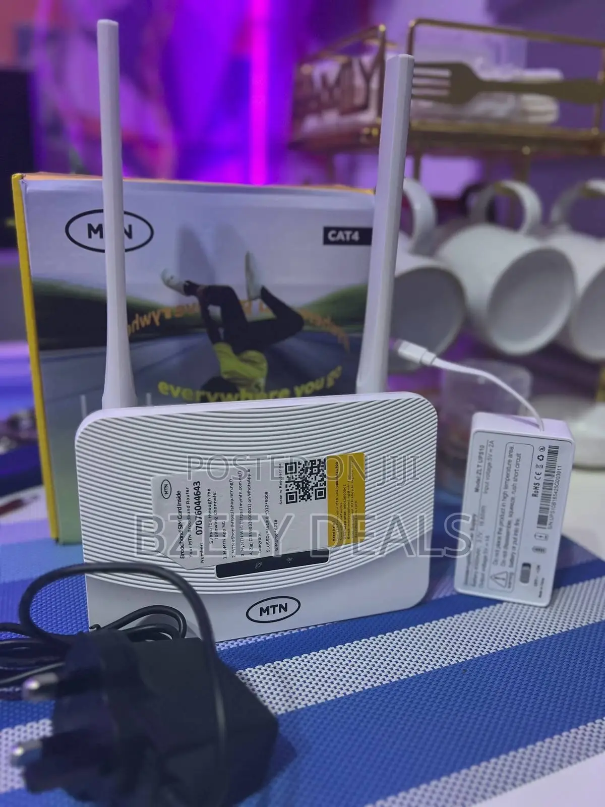 ZLT T10D Max CAT4 Universal Router + 5000mAh Powerbank-Up to 32 Users
