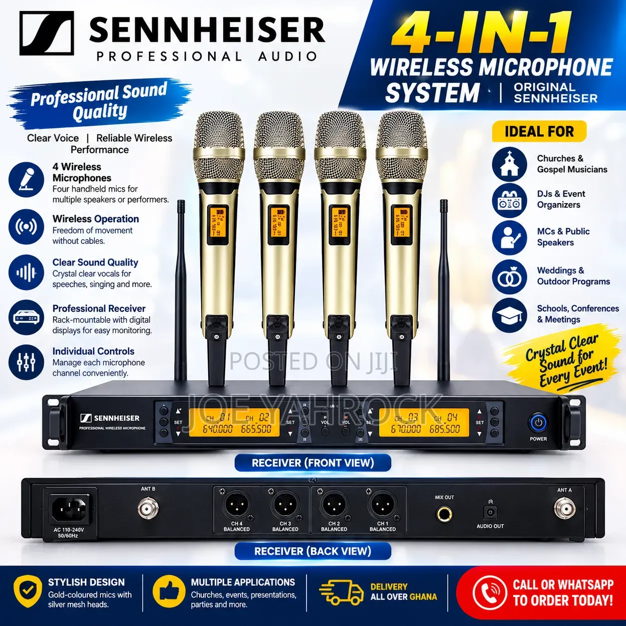 4in1 Sennheiser Microphone