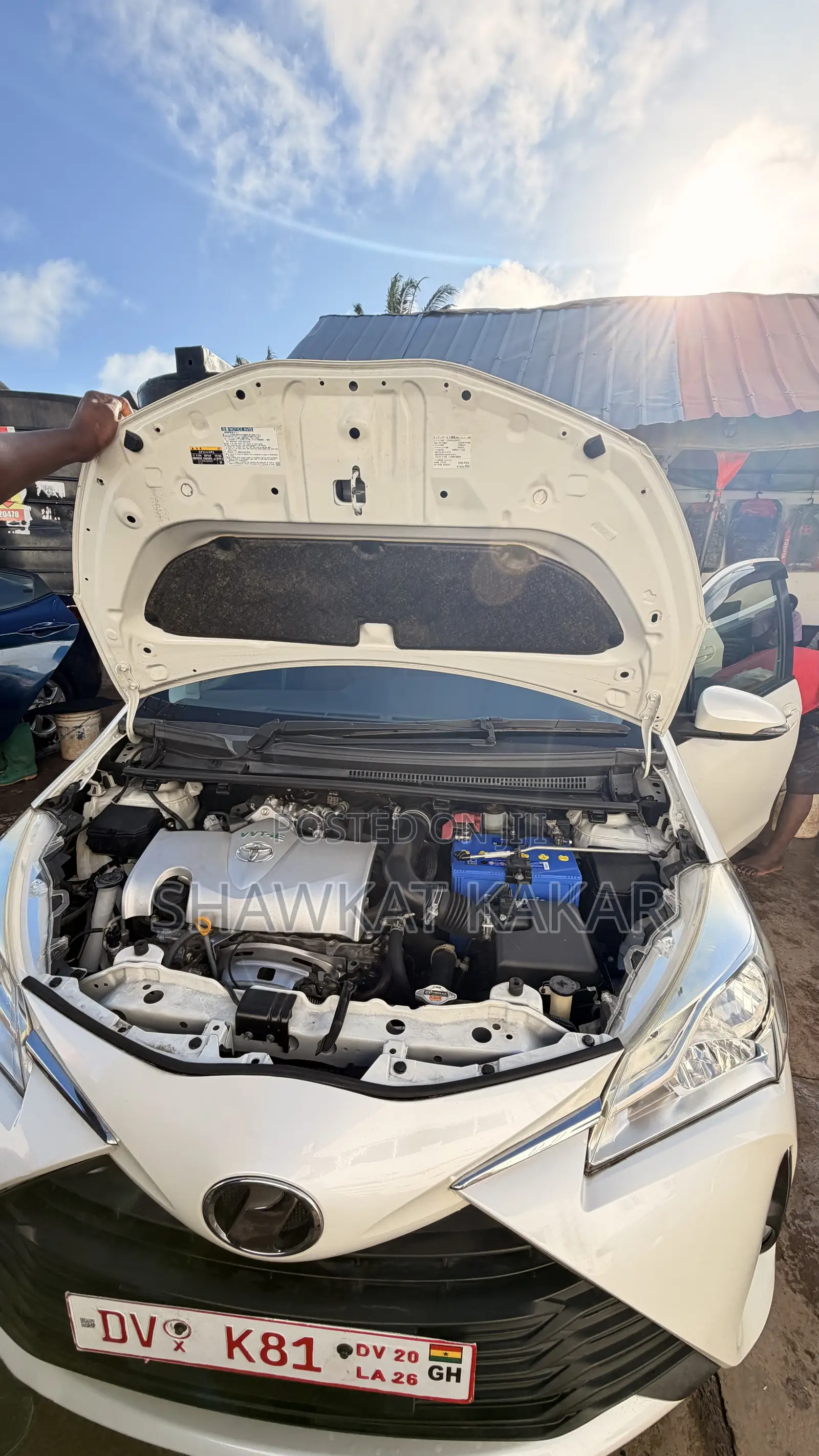 Toyota Vitz 1.3 FWD 3dr 2017 White