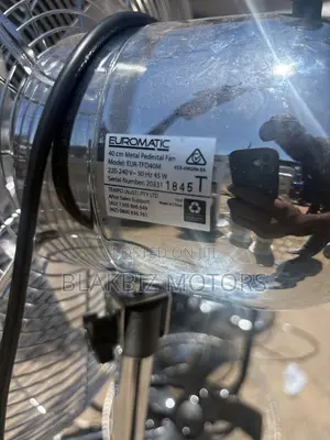 Euromatic 40cm Metal Pedestal Fan