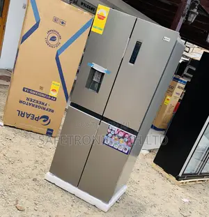 Pearl Cool Excellence 4 Doors 421L Grey Bottom Mount Fridge