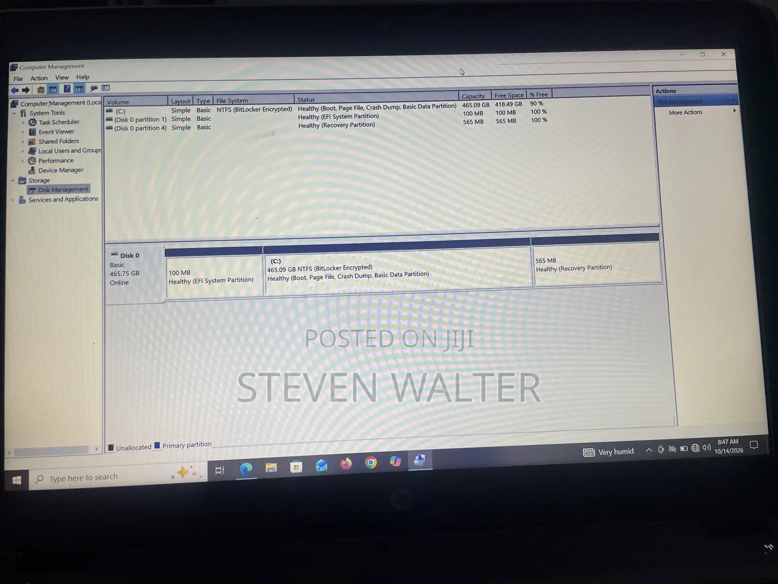Laptop HP EliteBook 840 G3 8GB Intel Core i5 HDD 500GB