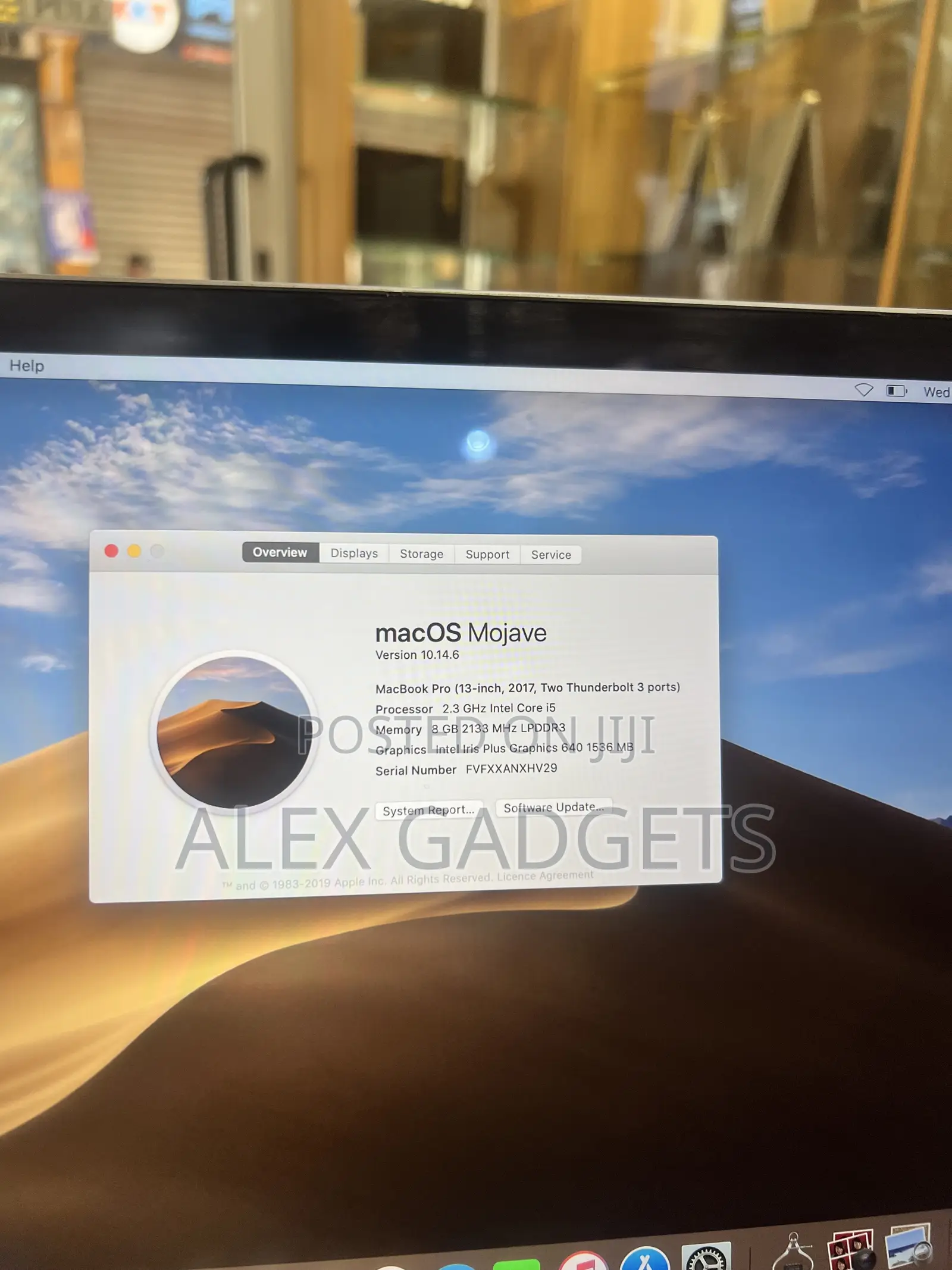 Laptop Apple MacBook Pro 2017 8GB Intel Core i5 SSD 256GB