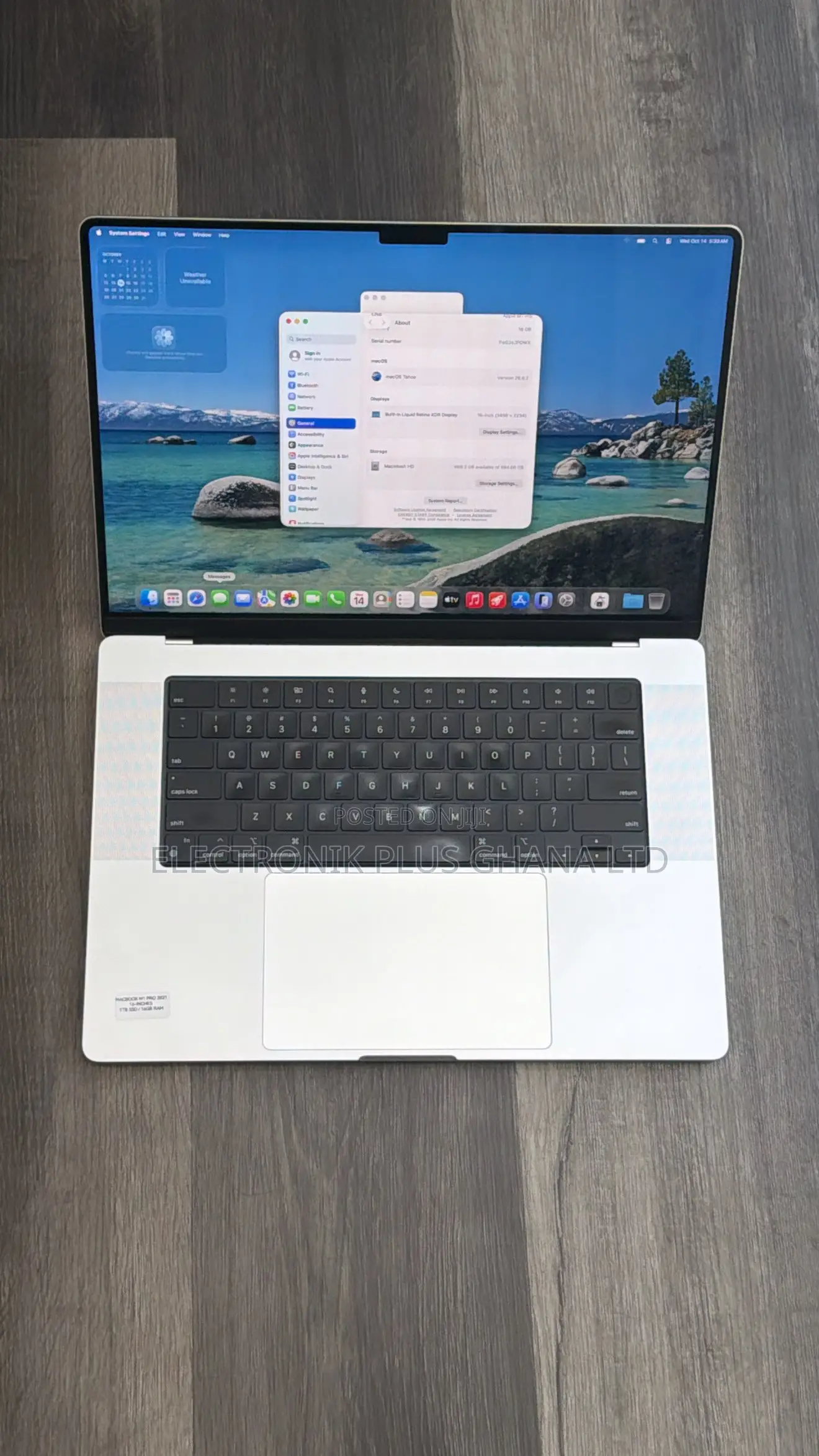 Laptop Apple MacBook Pro 2021 M1 16GB Apple M1 Pro SSD 1T