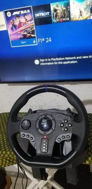 Gaming Steering Wheel/Racing Wheel for PS3 Ps4 PS5 Xbox PC