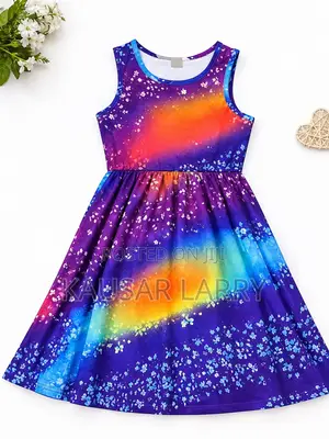 Girls’ Sleeveless Knee-Length Dress