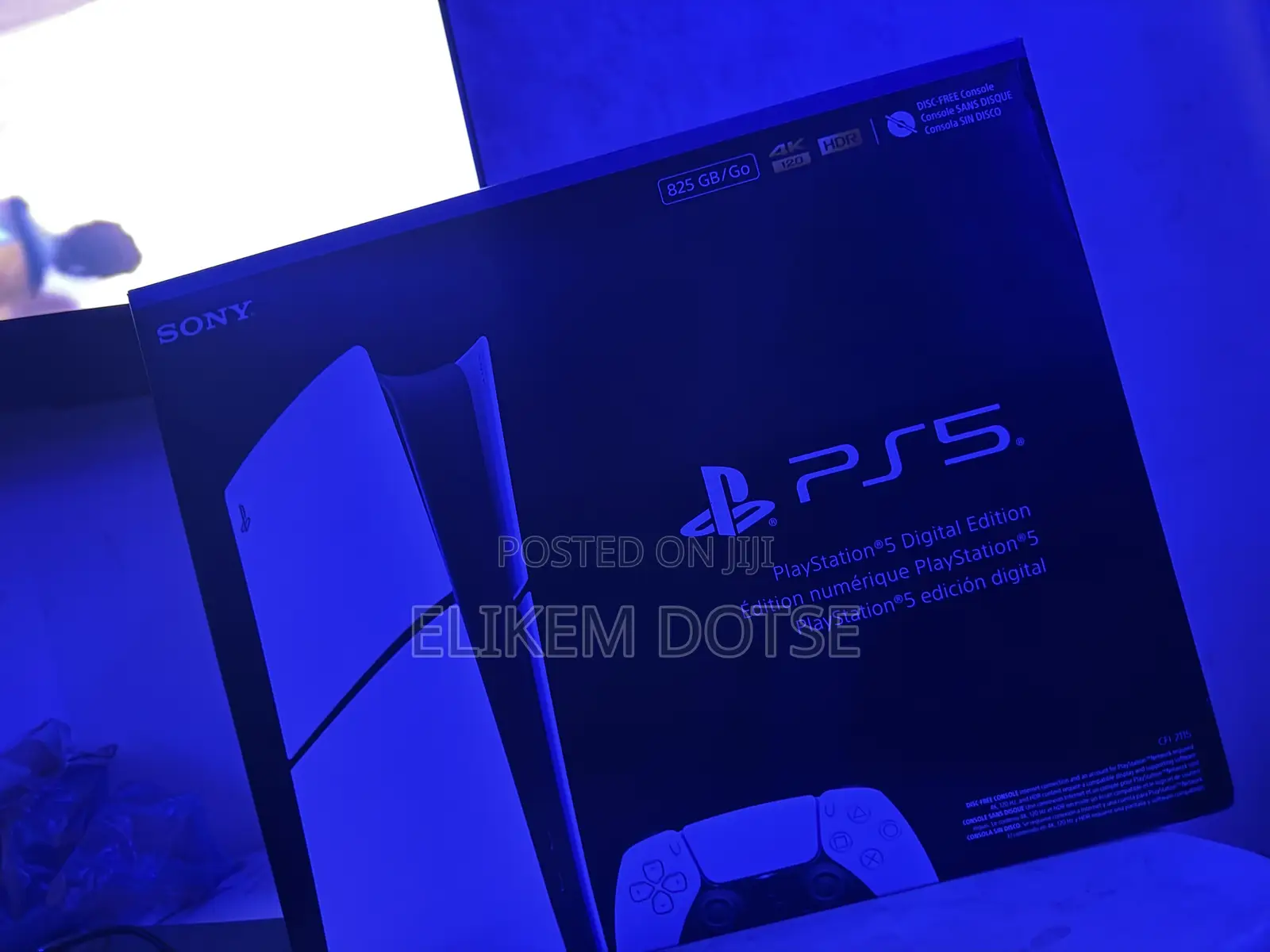Open Box PS5 Slim With Fc 27 and 5 Games and Ps Plus