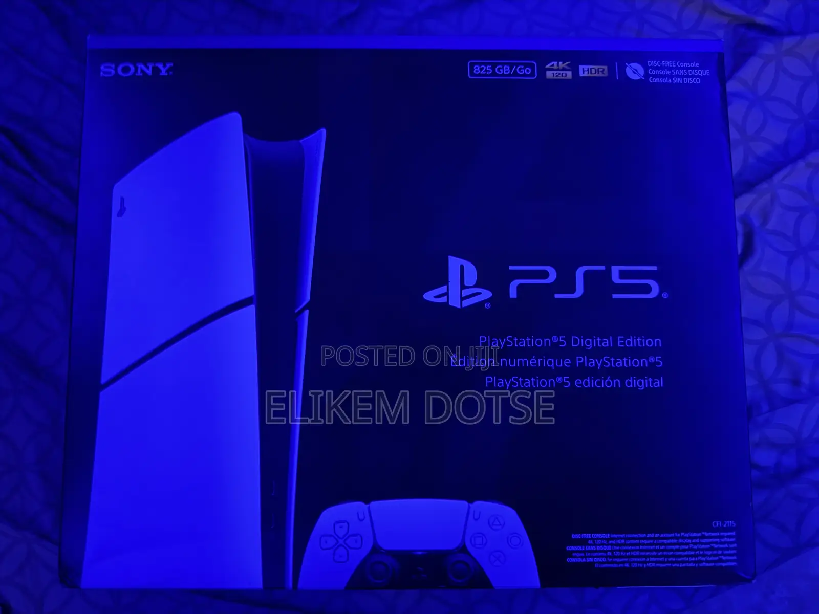 Open Box PS5 Slim With Fc 27 and 5 Games and Ps Plus