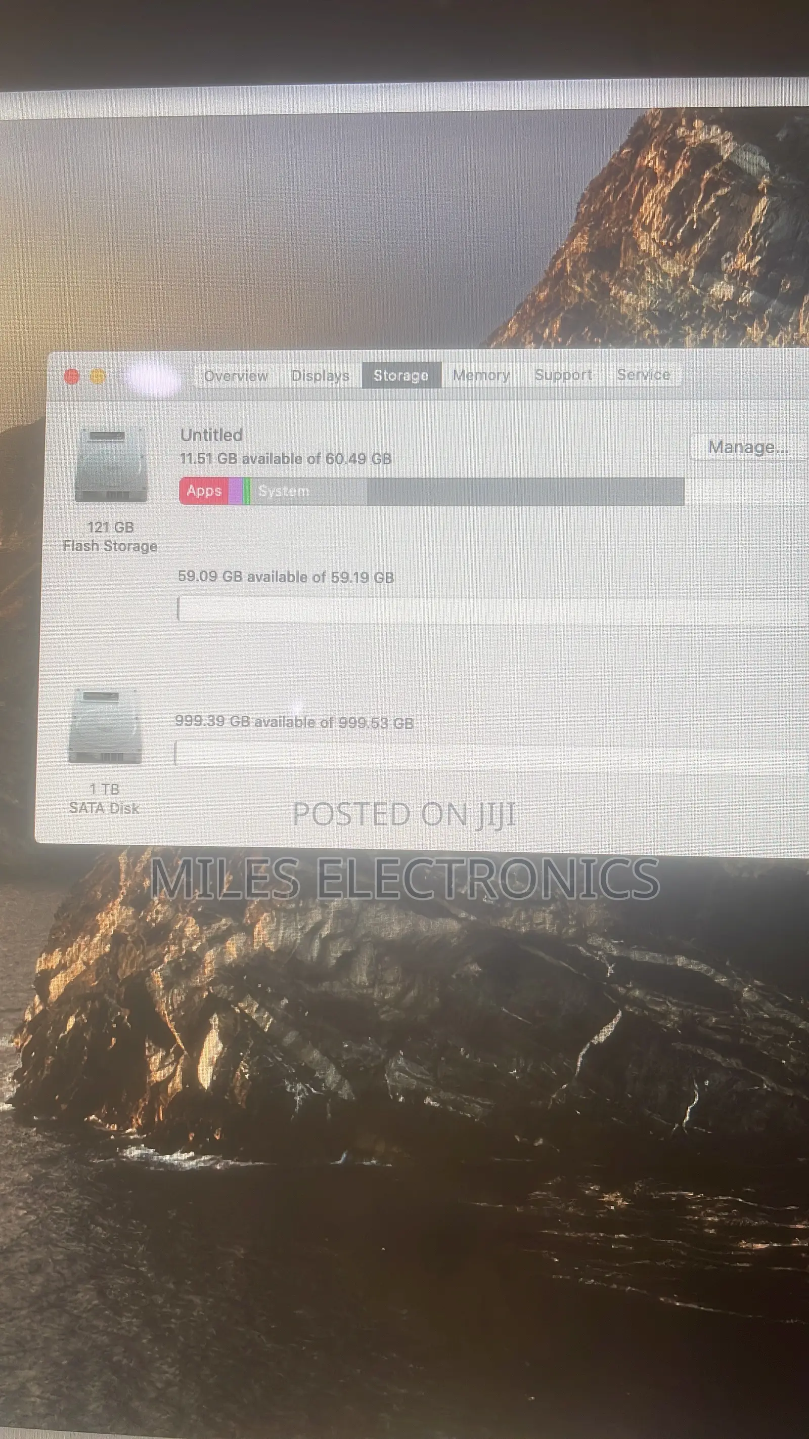 Desktop Computer Apple iMac 8GB Intel Core i5 HDD+SSD 1T