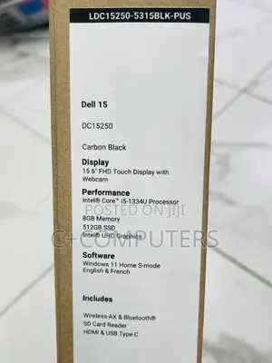 New Laptop Dell Inspiron 15 8GB Intel Core i5 SSD 512GB