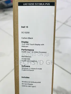 New Laptop Dell Inspiron 15 8GB Intel Core i5 SSD 512GB
