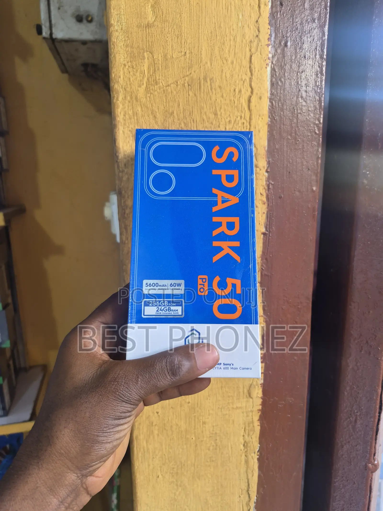 New Tecno Spark 50 Pro 256 GB Black