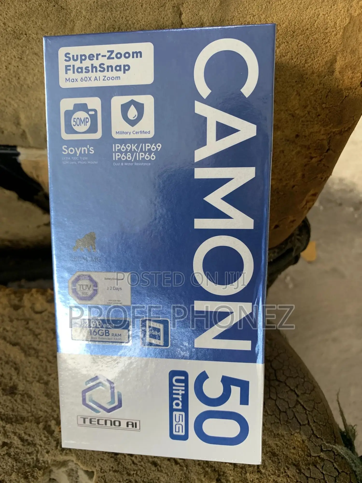 New Tecno Camon 50 Ultra 512 GB Black