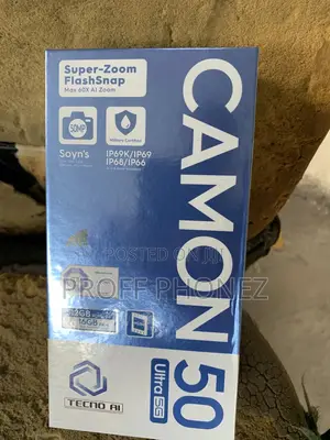 New Tecno Camon 50 Ultra 512 GB Black