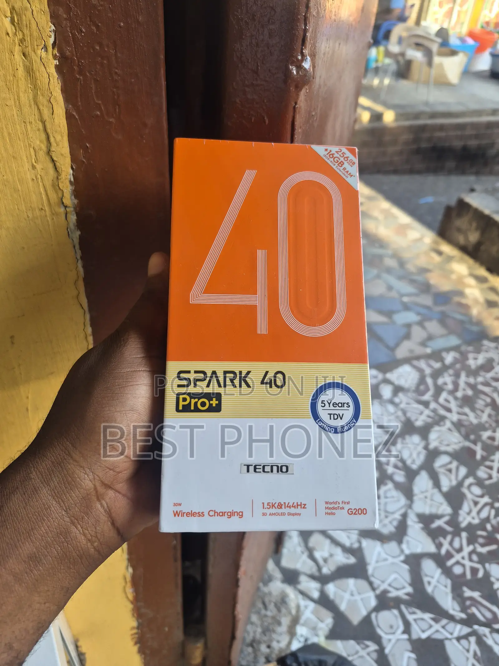 New Tecno Spark 40 Pro+ 256 GB Black
