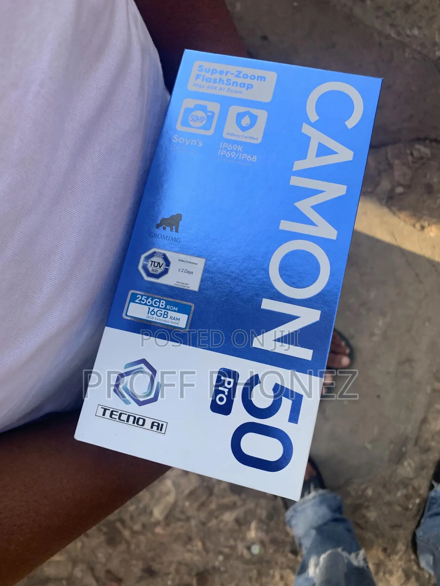 New Tecno Camon 50 Pro 256 GB Black
