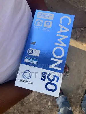 New Tecno Camon 50 Pro 256 GB Black