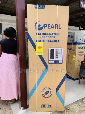 Purchase the New Double Door Fridge 309L Pearl Black