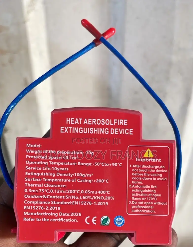 Aerosol Fire Extinguisher 40g for Electrical Cabinet