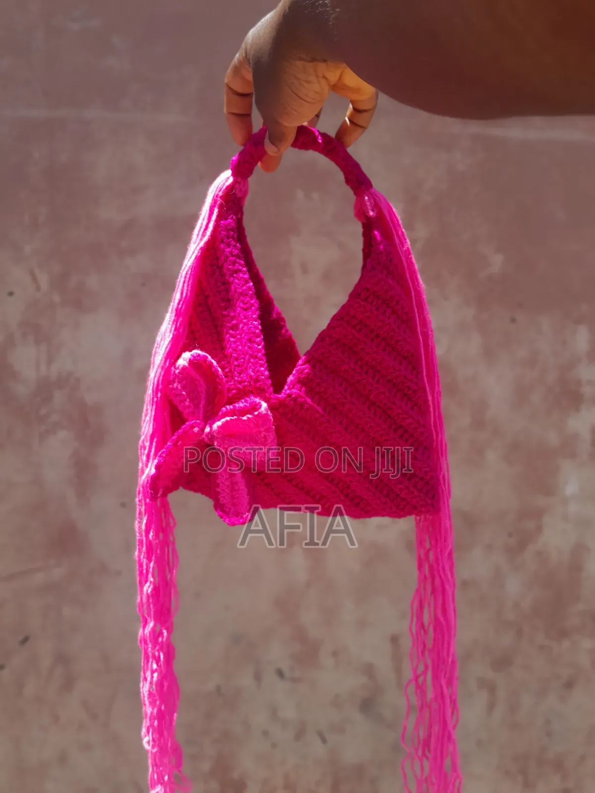 Adjustable Crochet Handbag