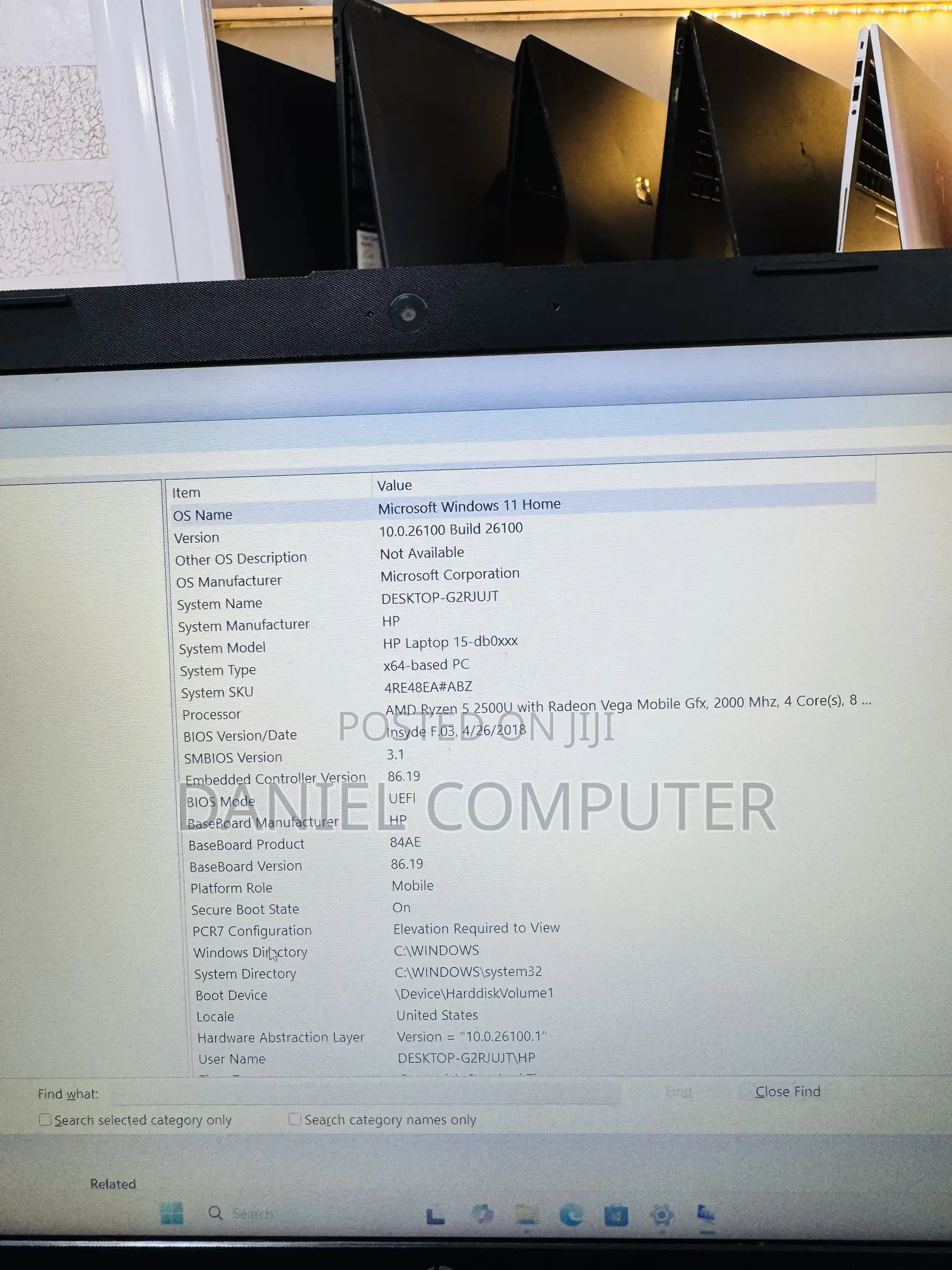 Laptop HP 15 8GB AMD Ryzen 5 HDD+SSD 128GB