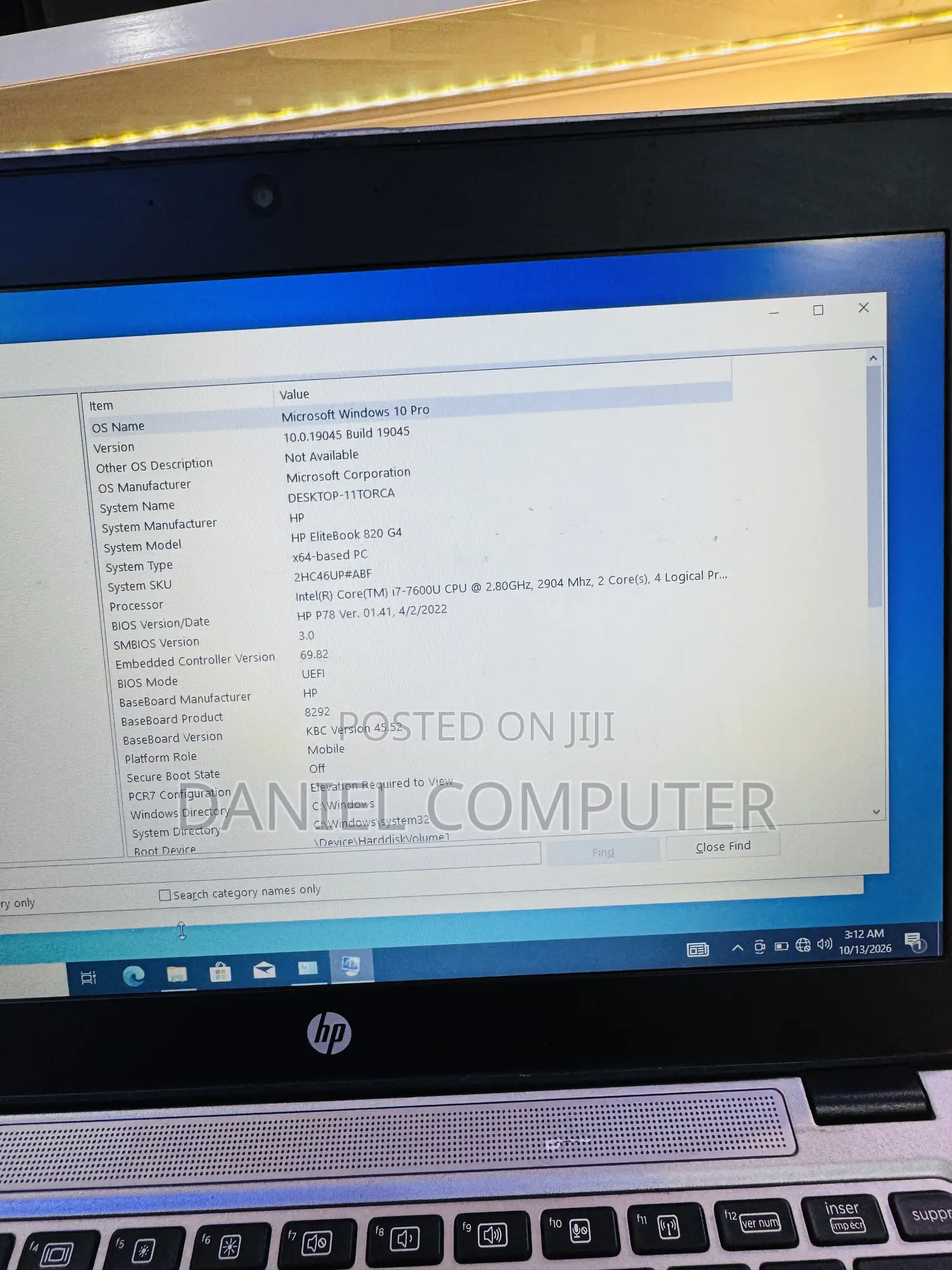 Laptop HP EliteBook 820 G4 8GB Intel Core i7 SSD 256GB
