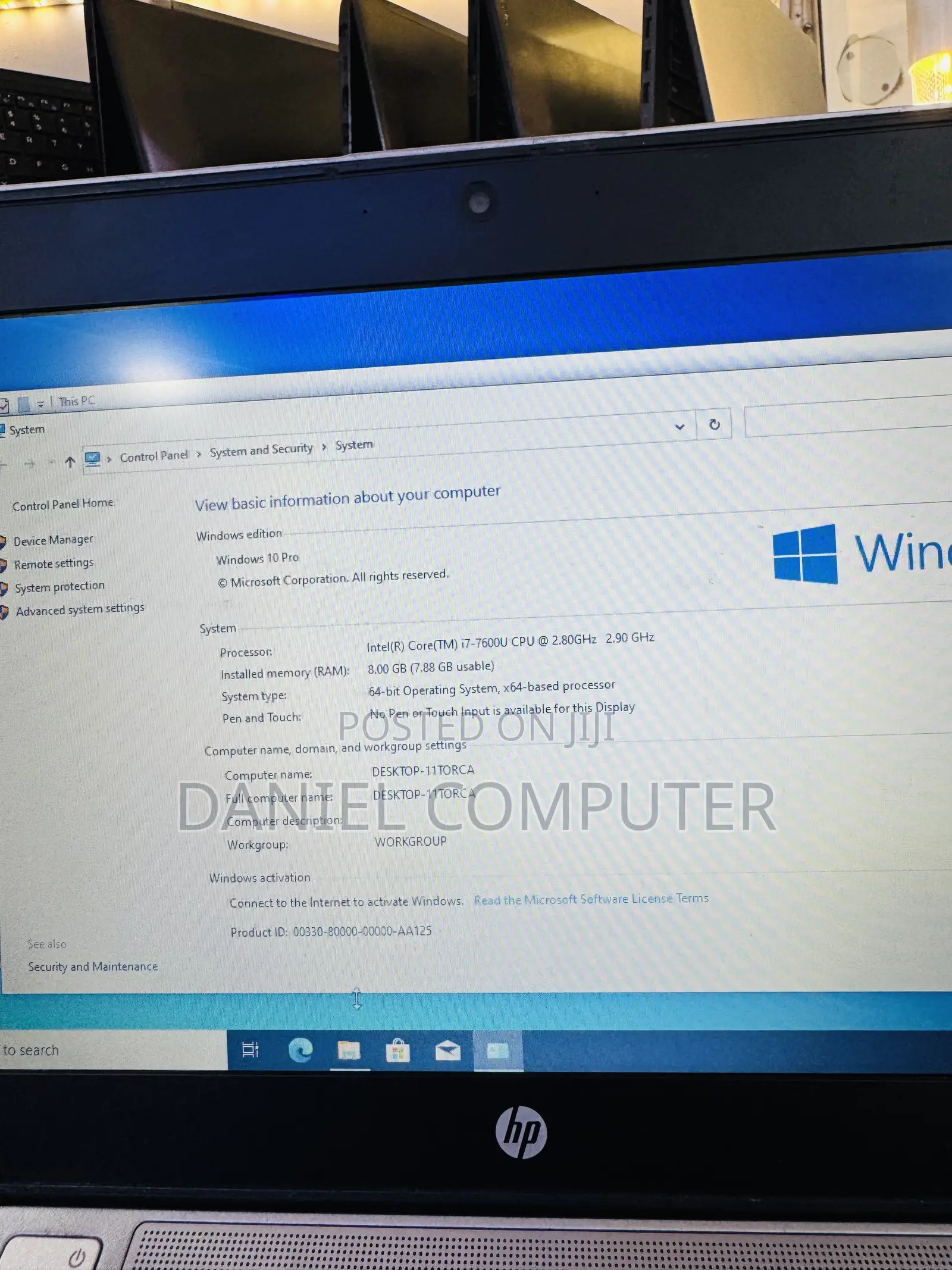 Laptop HP EliteBook 820 G4 8GB Intel Core i7 SSD 256GB