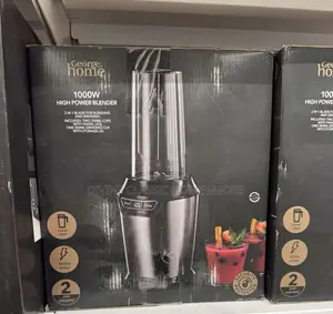 George Home High Power Blender 2 Blade Design 3 Functions 1000W Grey