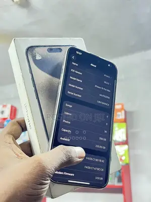Apple iPhone 15 Pro Max 256 GB Silver