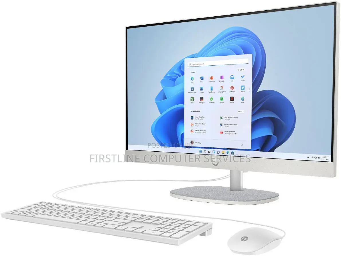 New Desktop Computer HP AiO 24 8GB Intel Core i5 SSD 512GB