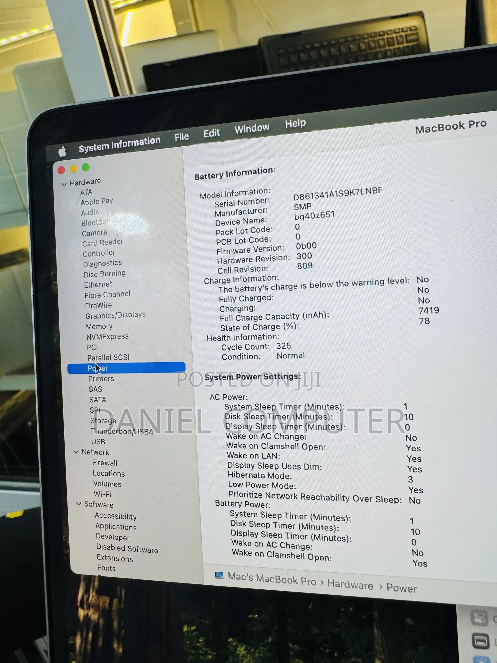 Laptop Apple MacBook Pro 2019 16GB Intel Core i7 SSD 512GB