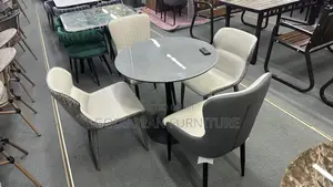 Modern Round Dining Set (1+4)