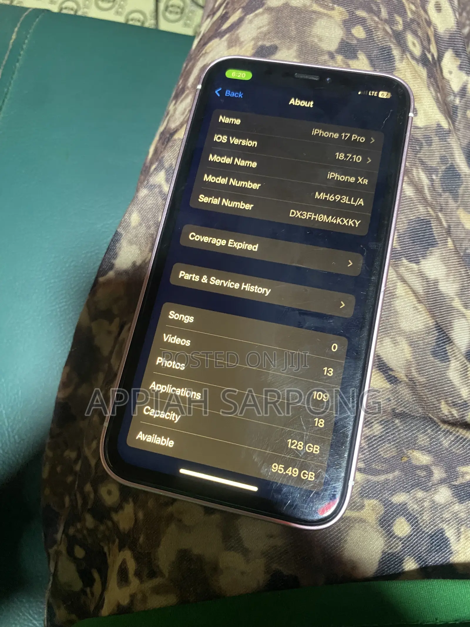 Apple iPhone XR 128 GB Purple