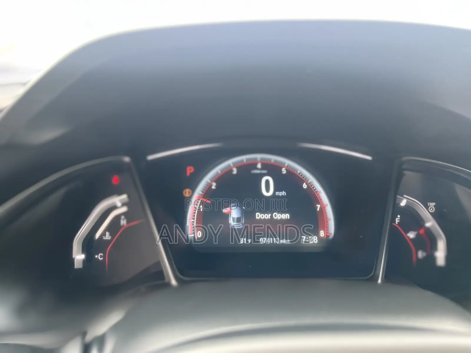 Honda Civic Sport Touring 4dr Hatchback (1.5L 4cyl) 2017 Gray