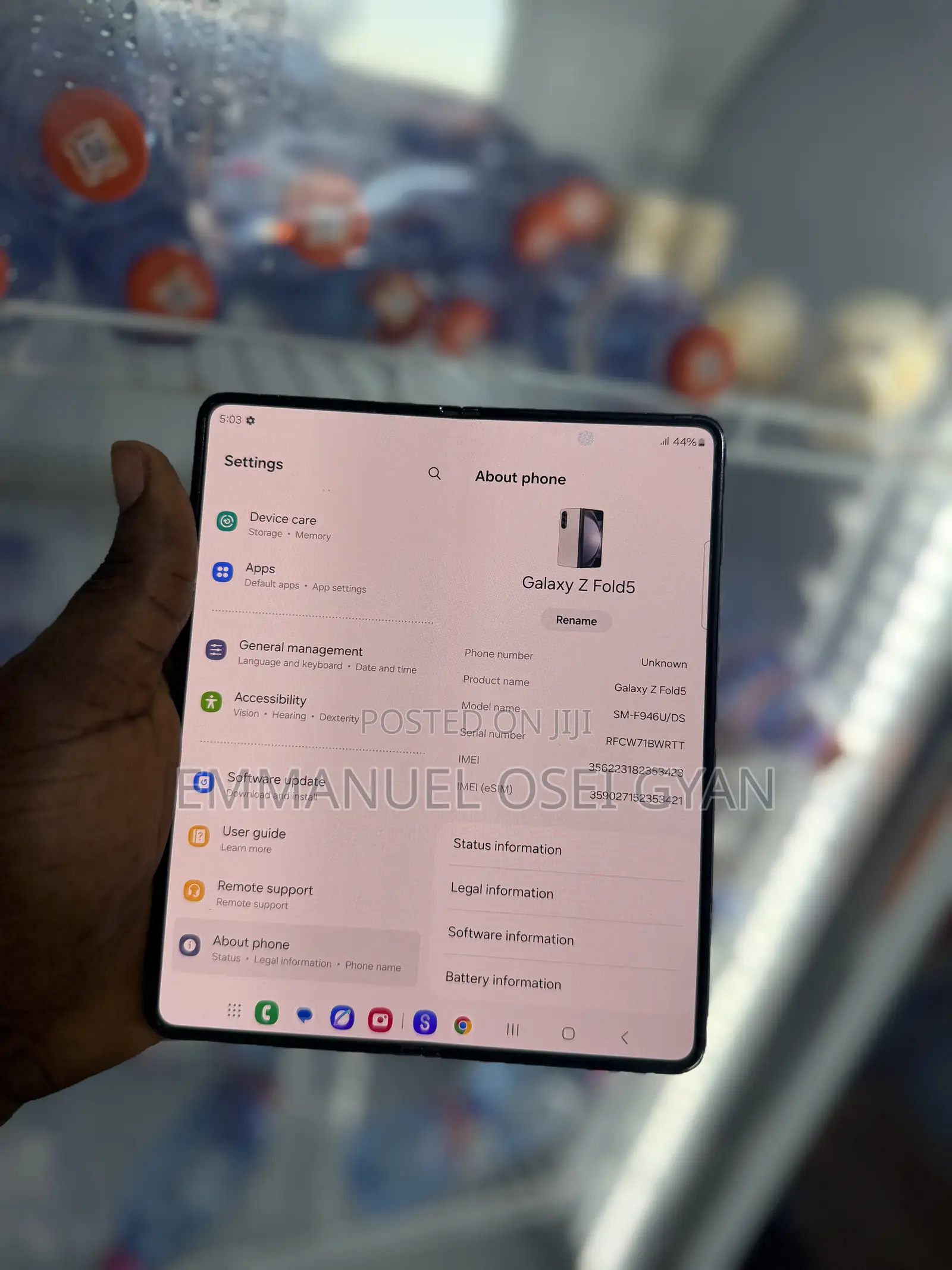 Samsung Galaxy Z Fold 5 512 GB White