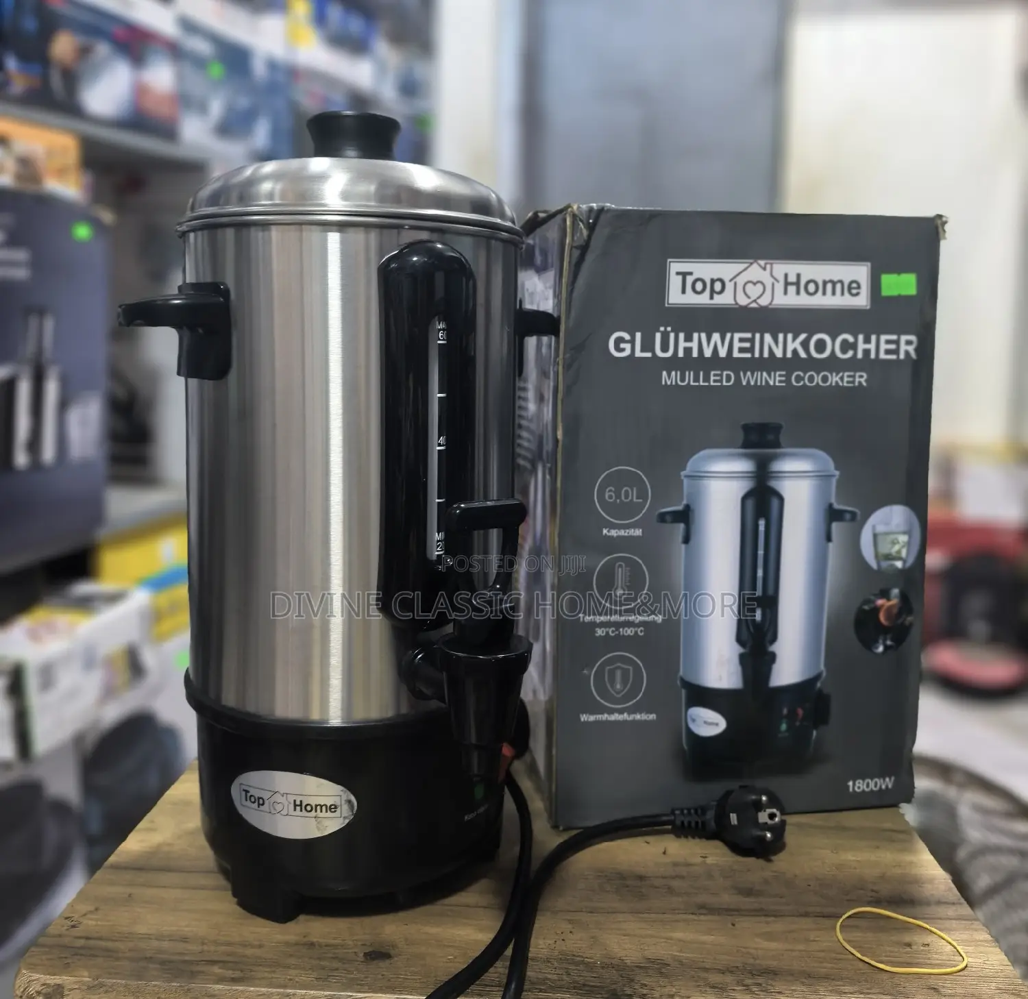 Tophome Mulled Wine Multi Cooker 6lit